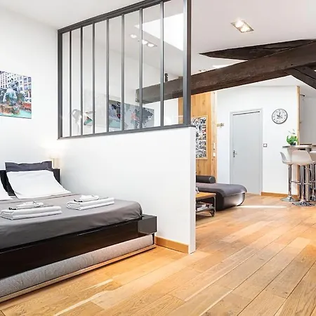 Loft De Charme Proche Hotel-de-ville - 1er * Λυών